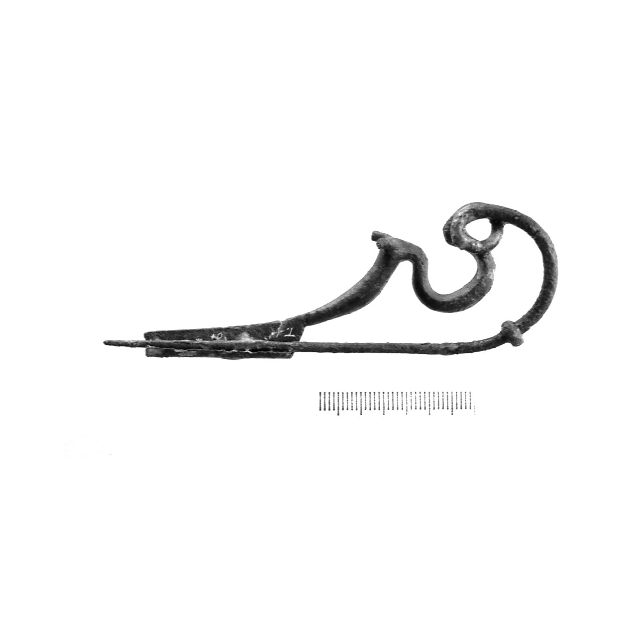 fibula a drago - fase Piceno IV A (sec. VI a.C)