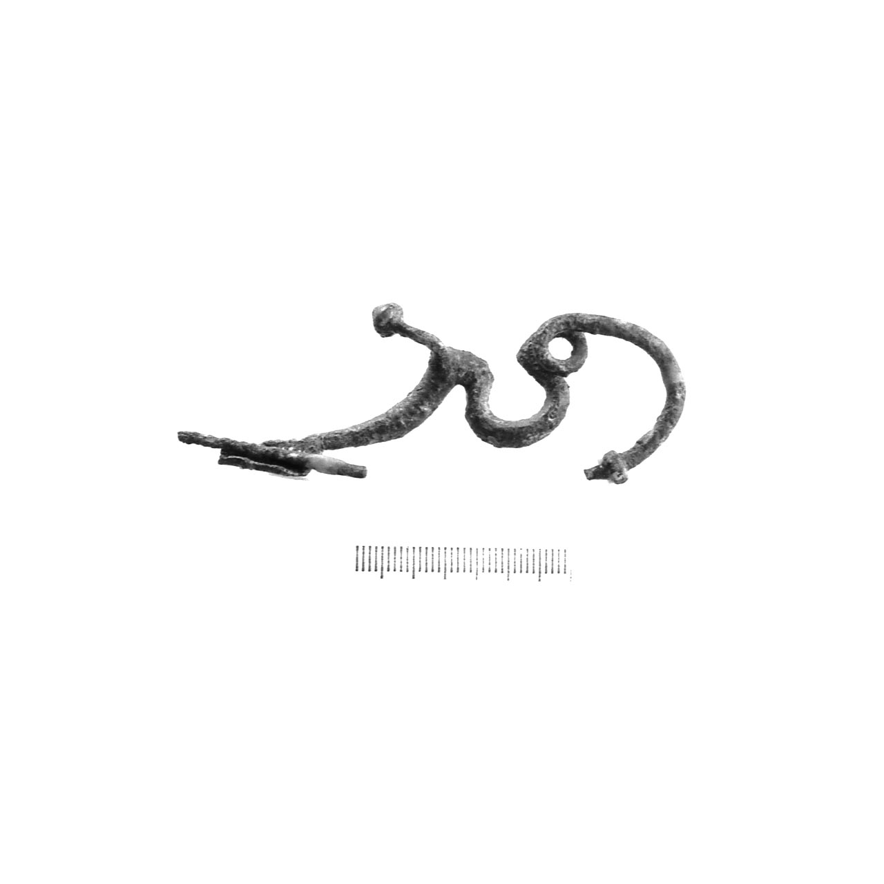 fibula a drago - fase Piceno IV A (sec. VI a.C)