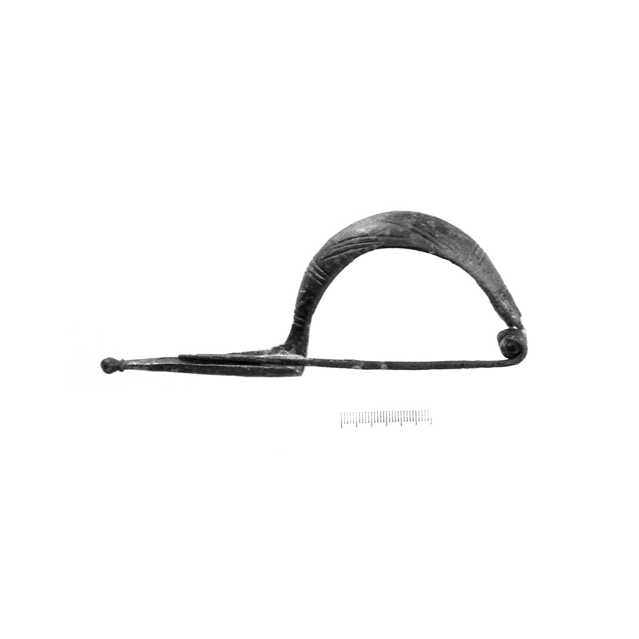 fibula a navicella - fase Piceno IV A (sec. VI a.C)