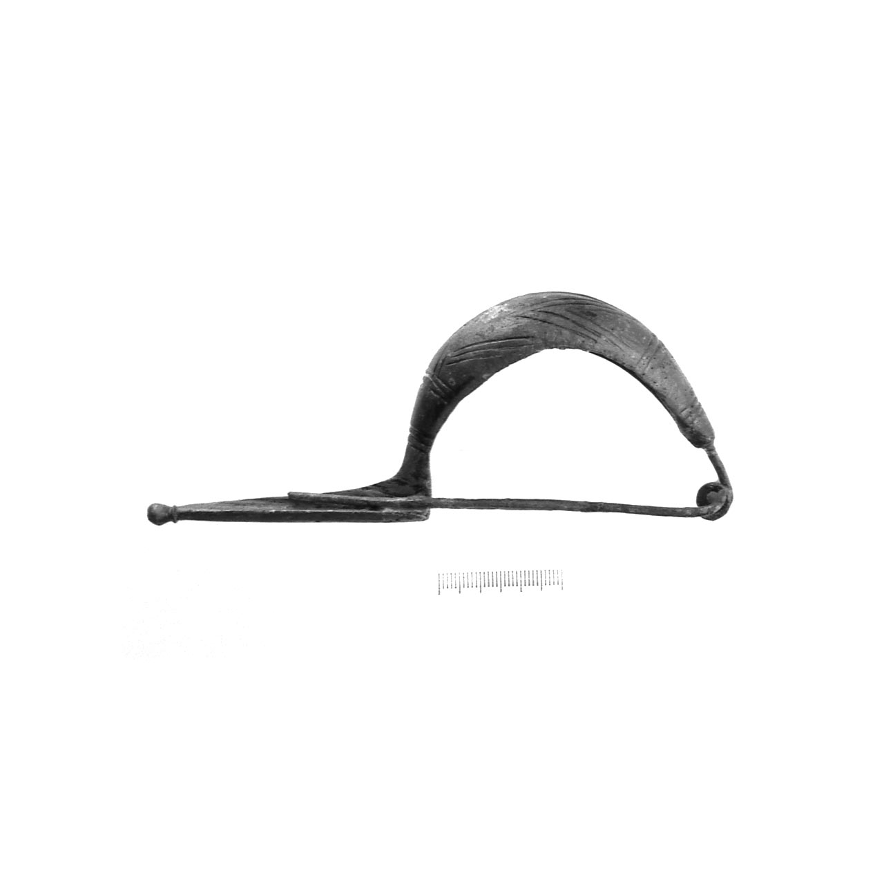 fibula a navicella - fase Piceno IV A (sec. VI a.C)