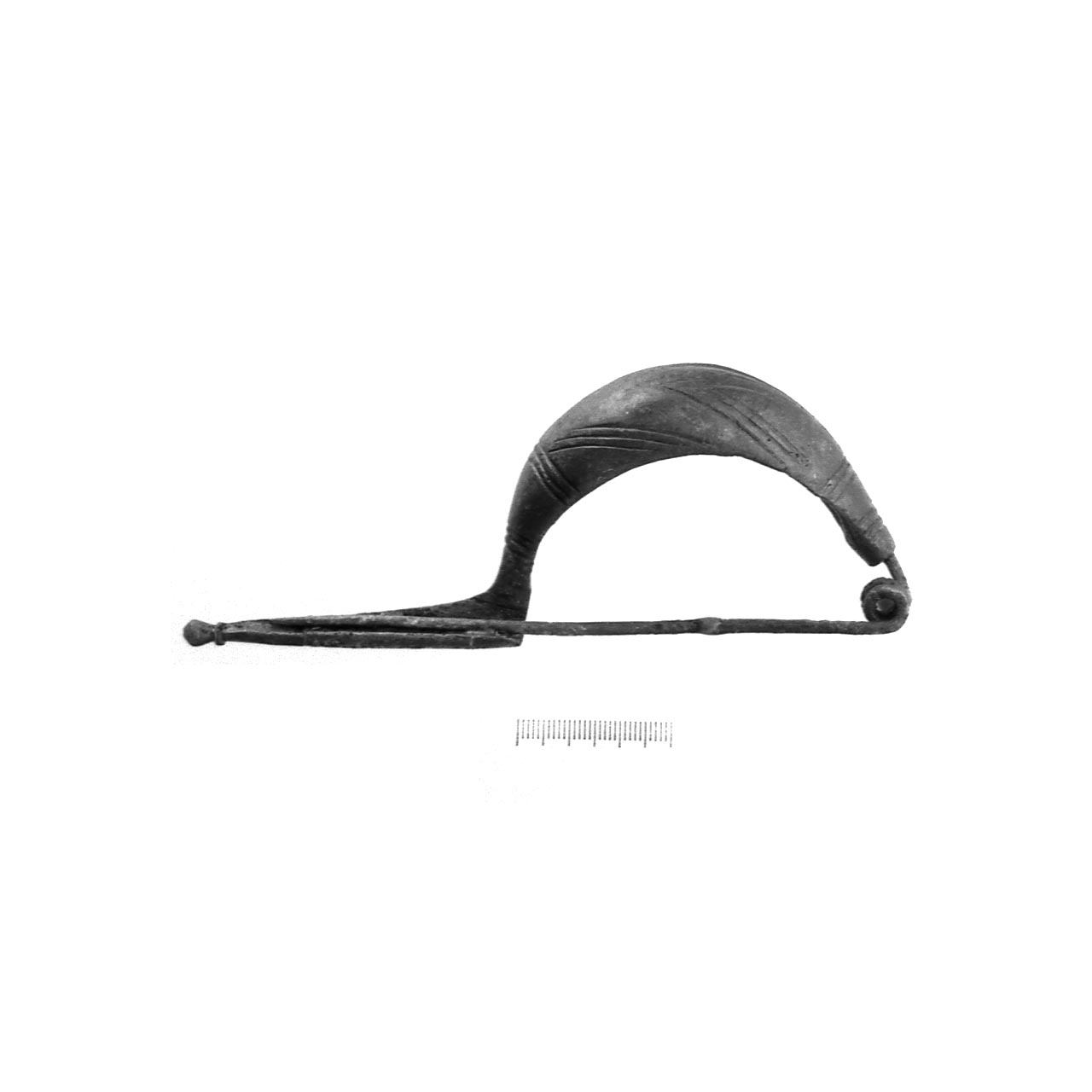 fibula a navicella - fase Piceno IV A (sec. VI a.C)