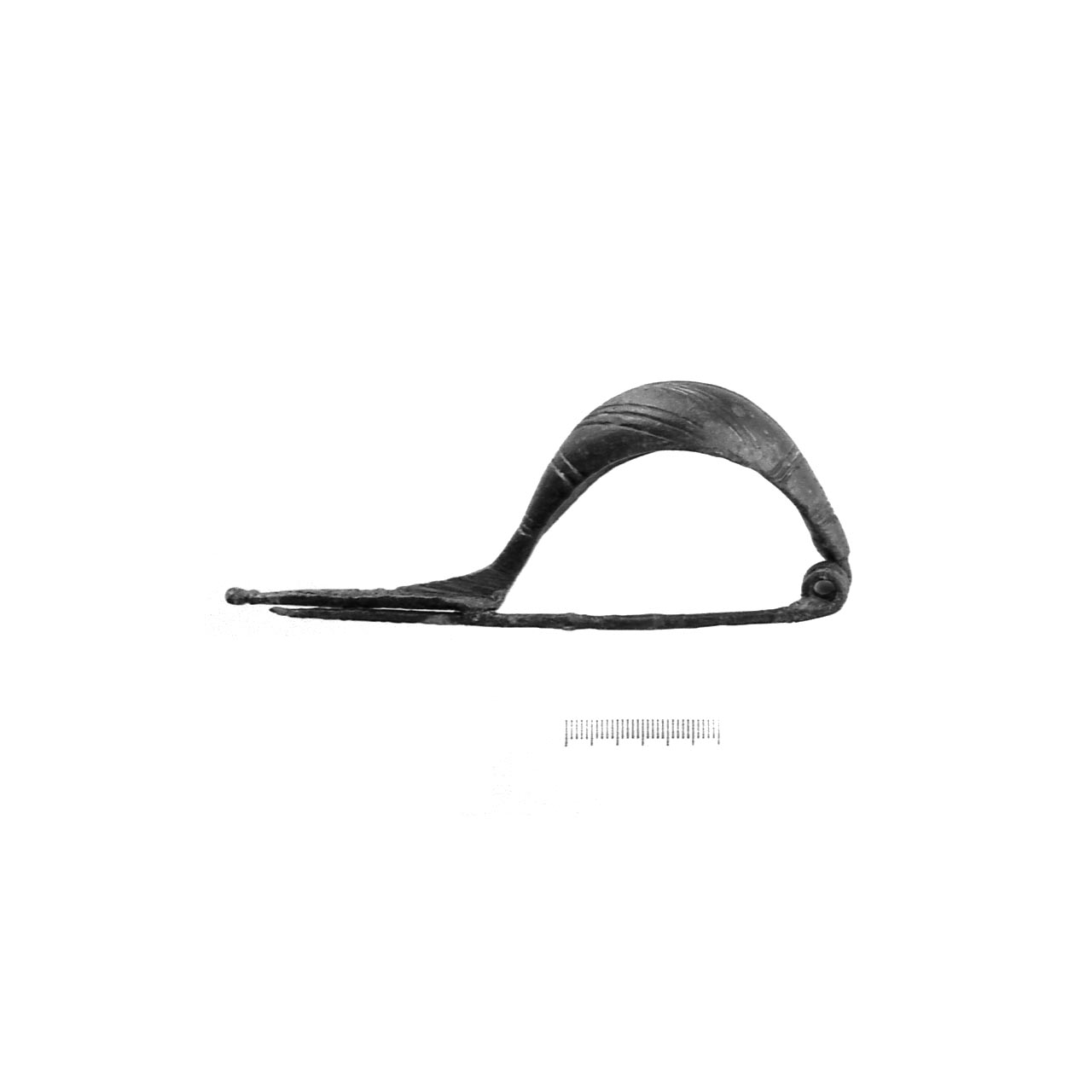 fibula a navicella - fase Piceno IV A (sec. VI a.C)