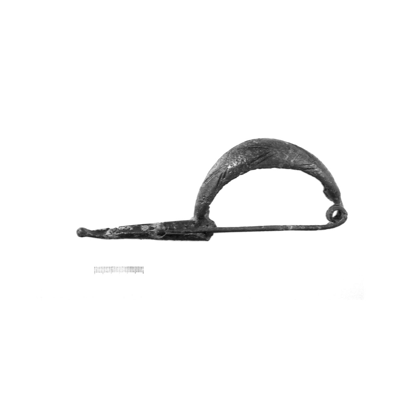 fibula a navicella - fase Piceno IV A (sec. VI a.C)