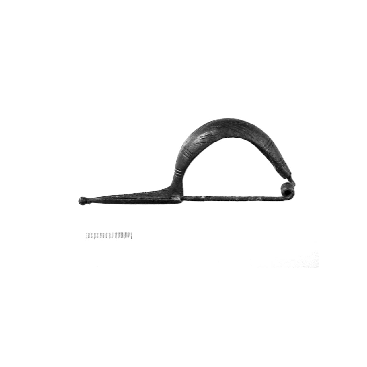 fibula a navicella - fase Piceno IV A (sec. VI a.C)