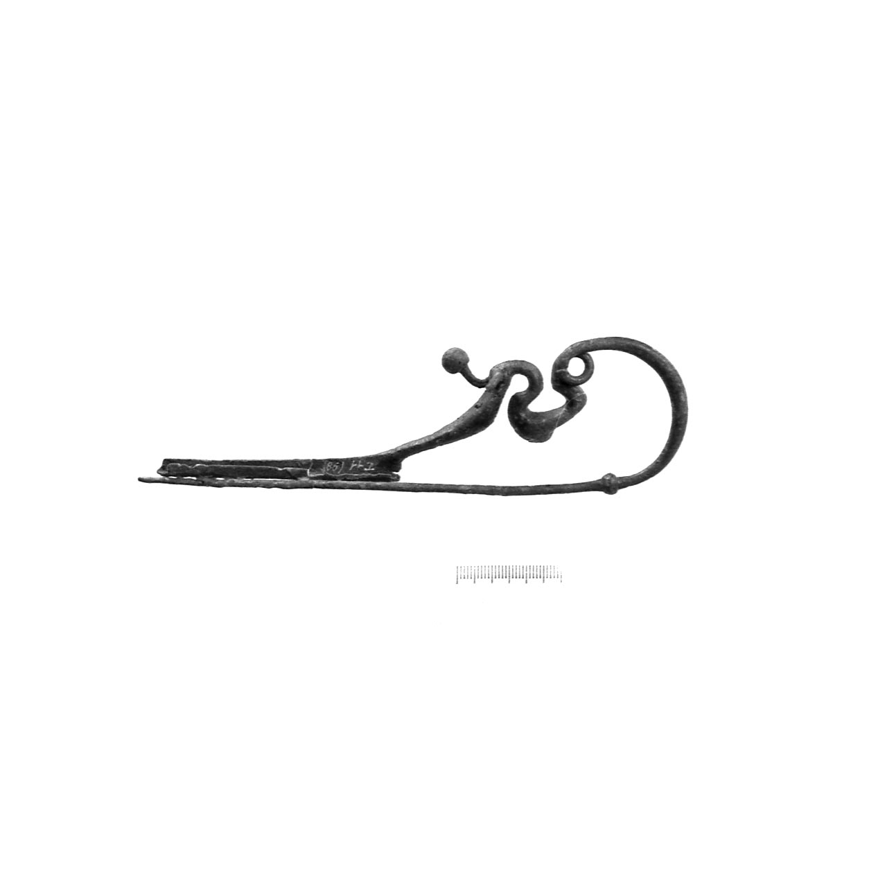 fibula a drago - fase Piceno IV A (sec. VI a.C)