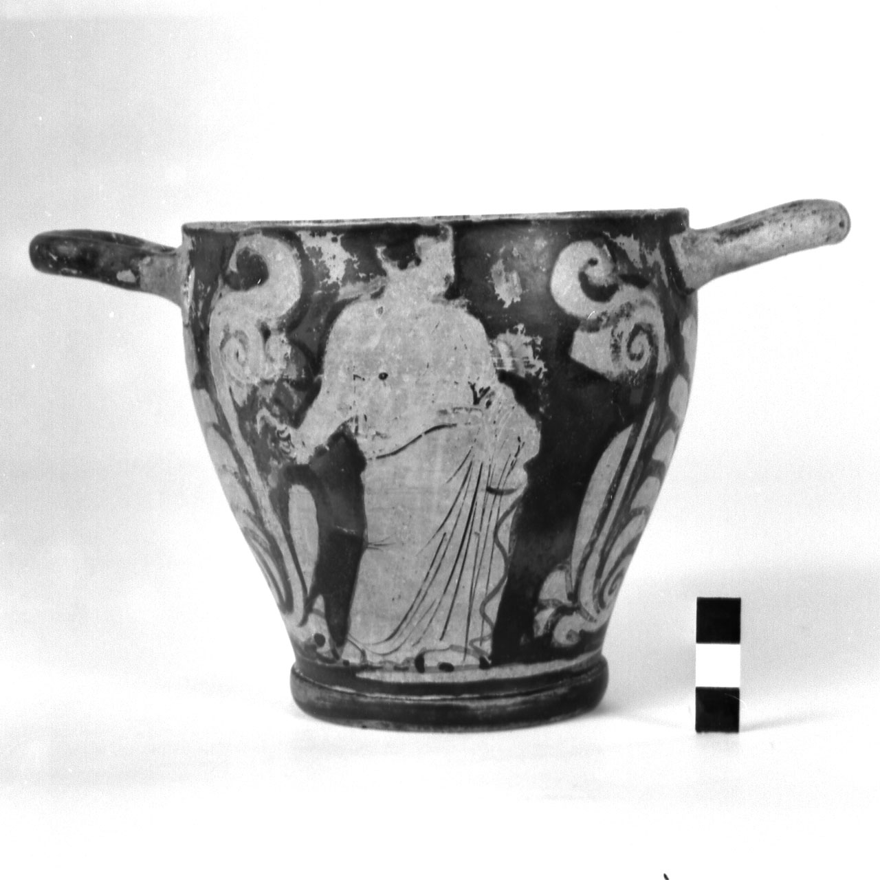 skyphos pseudo ovoidale - produzione attica (inizio sec. IV a.C)