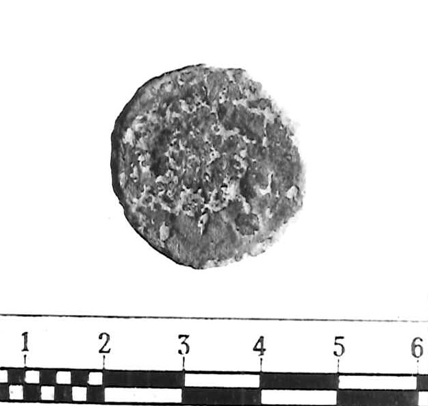 R/ Testa elmata di Minerva a destra; sopra, quattro globetti; V/ Prora di nave a destra; sotto, quattro globetti (triente) (sec. III a.C)