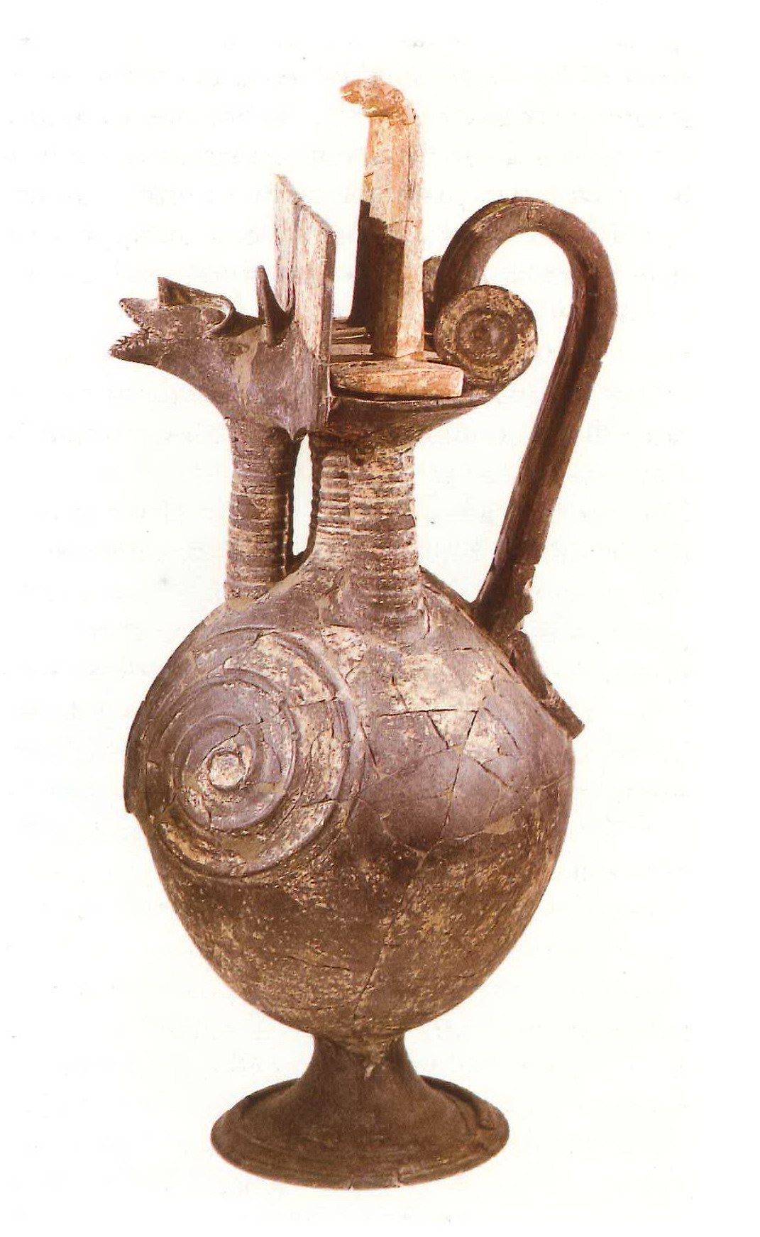 oinochoe (fine/inizio secc. VIII - VII a.C)