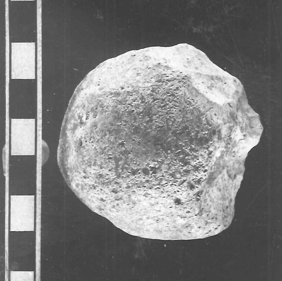 grattatoio denticolato - acheulano (paleolitico inferiore)