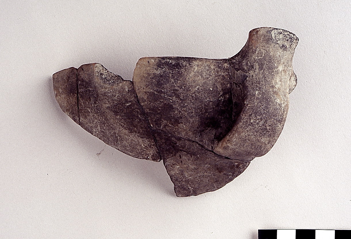 scodella con presa ad ascia - bronzo antico 2 (bronzo antico)