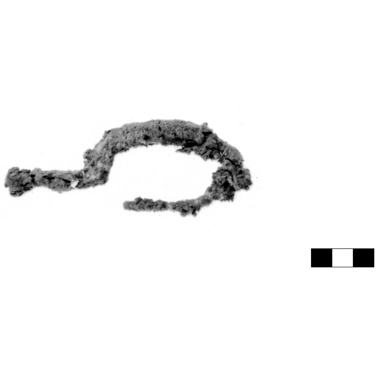 fibula ad arco ingrossato - fase Piceno IV A (sec. VI a.C)