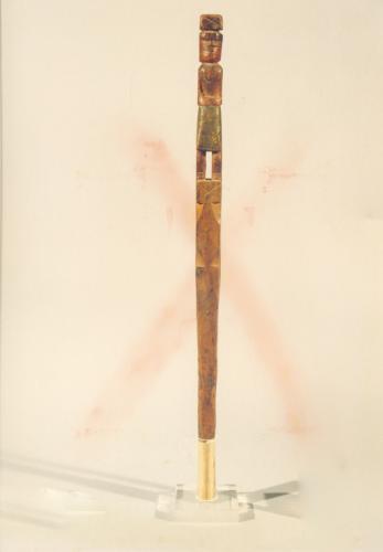 figura femminile (conocchia, conocchie, strumenti da lavoro) - artigianato pastorale (sec. XX, da 1900 a 1999)