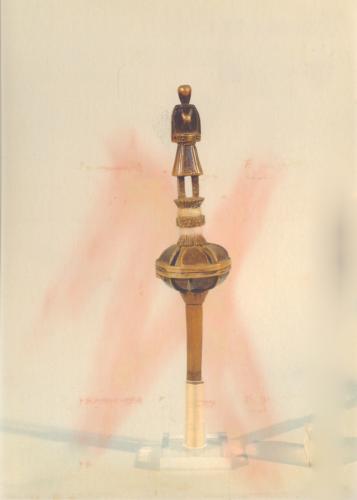 figure femminili (conocchia, conocchie, strumenti da lavoro) - artigianato pastorale (sec. XX prima metà, da 1900 a 1949)