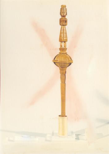 figure femminili (conocchia, conocchie, strumenti da lavoro) - artigianato pastorale (sec. XX seconda metà, da 1950 a 1999)