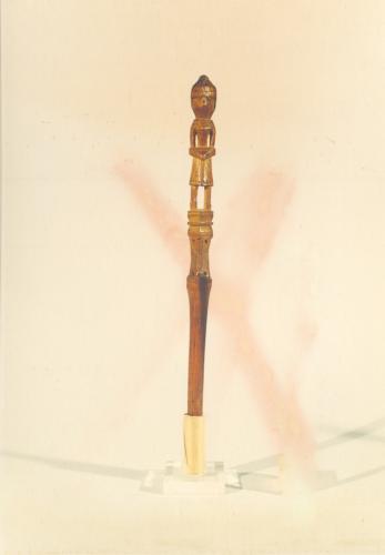 figure femminili (conocchia, conocchie, strumenti da lavoro) - artigianato pastorale (sec. XX, da 1900 a 1999)