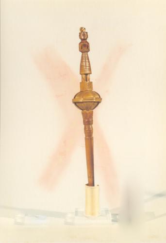 figure femminili (conocchia, conocchie, strumenti da lavoro) - artigianato pastorale (sec. XX, da 1900 a 1999)