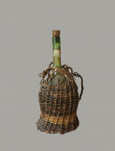 fiasco piccolo, fiaschi, utensili da lavoro - artigianato contadino (sec. XX prima metà, da 1900 a 1949)