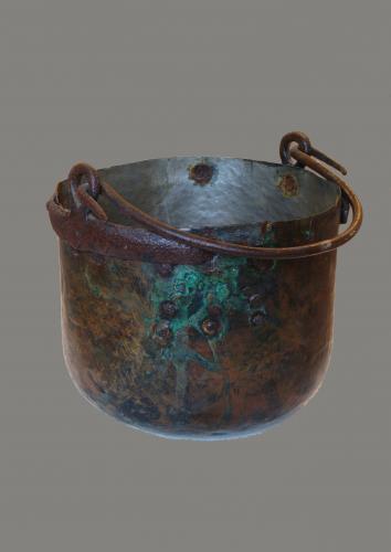 paiolo, recipienti, utensili domenstici - ambito calabrese (sec. XX prima metà, da 1900 a 1949)