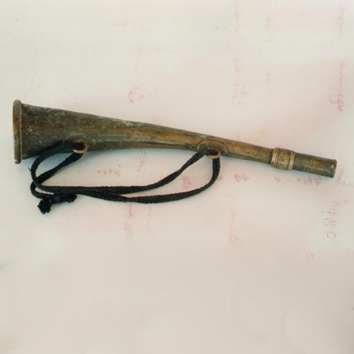 cornetta da banditore, corni, strumenti musicali - artigianato popolare (sec. XIX fine - sec. XX inizio, da 1890 a 1910)