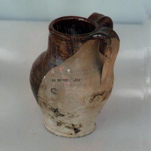 brocca, brocche, vasellame da cucina - artigianato contadino (sec. XIX fine - sec. XX inizio, da 1890 a 1910)