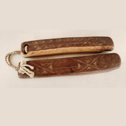 frammento di giogo per buoi, gioghi, utensili da lavoro - bottega calabrese (sec. XIX fine - sec. XX inizio, da 1890 a 1910)