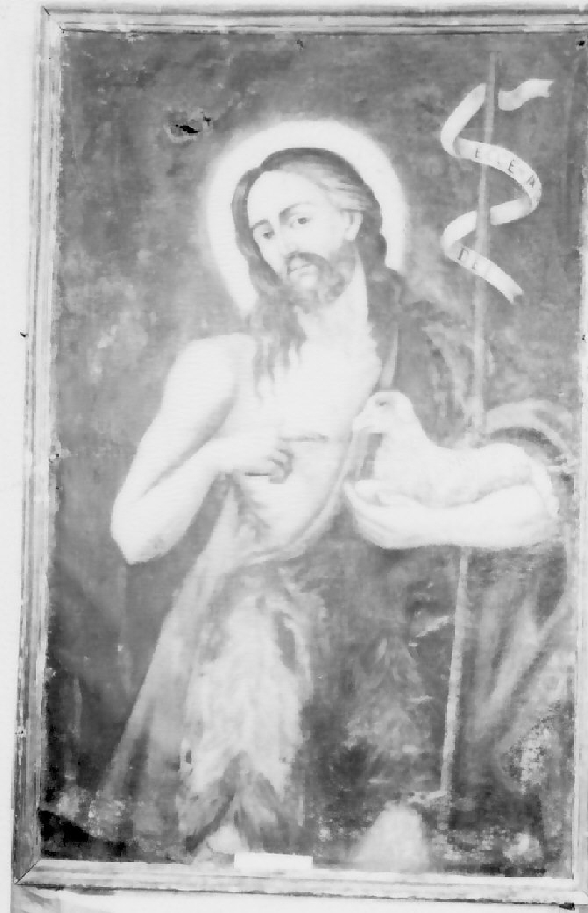 San Giovanni Battista (dipinto, opera isolata) - ambito calabrese (sec. XIX)