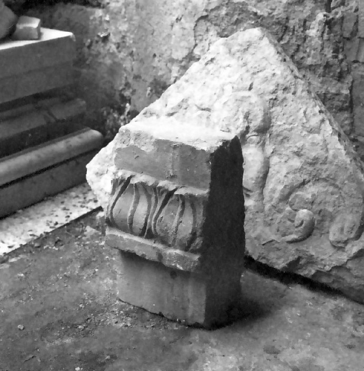 cornice, frammento - bottega calabrese (fine/ inizio secc. XV/ XVI)