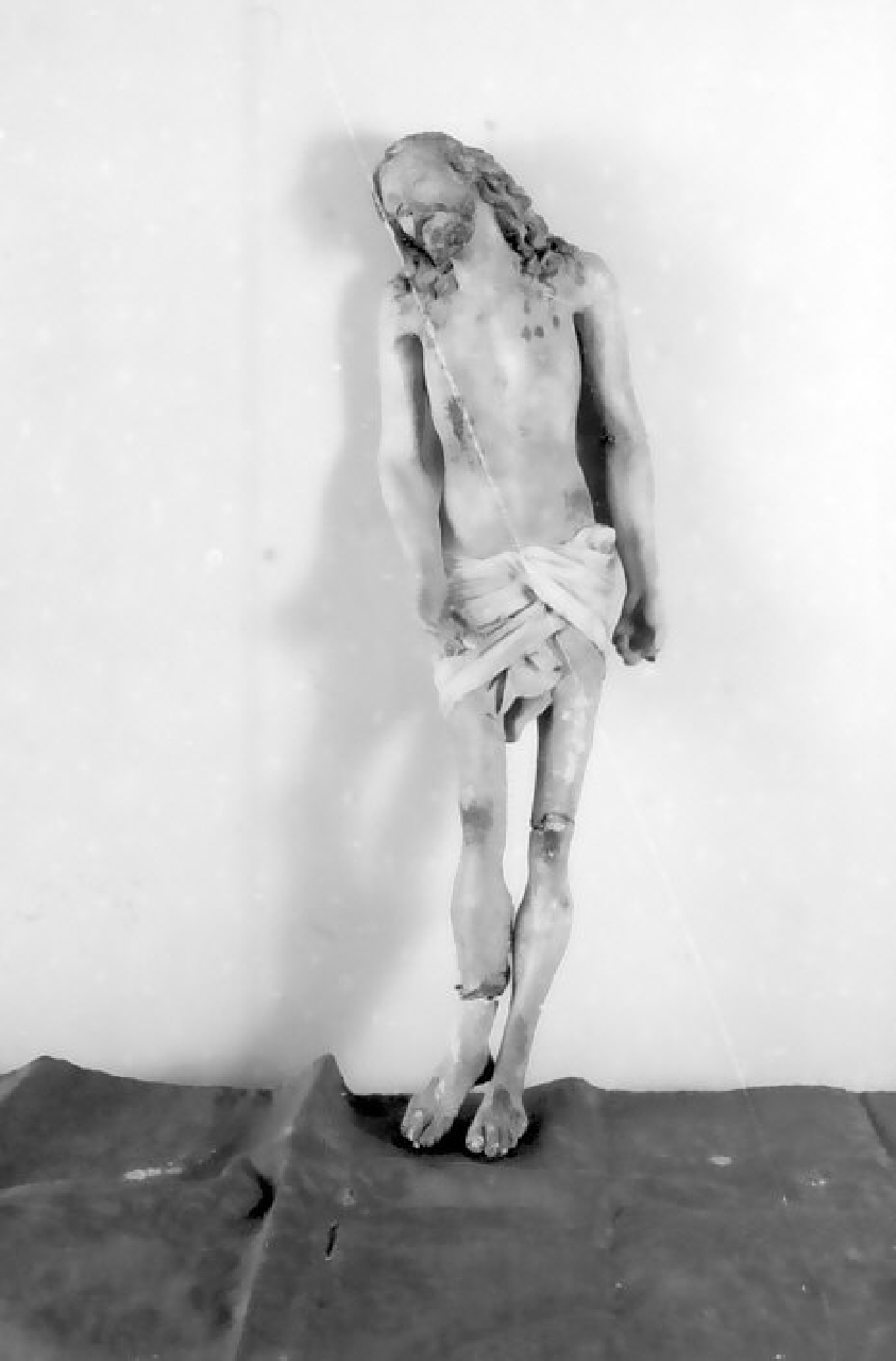 Cristo morto (statua, frammento) - bottega calabrese (sec. XIX)