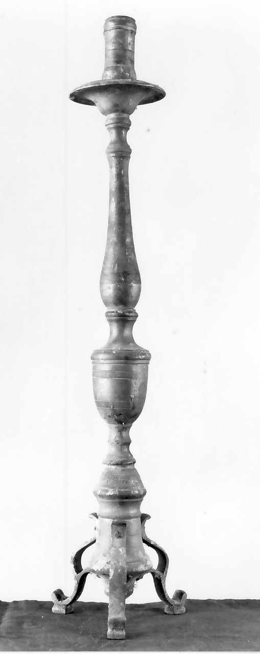 candeliere, serie - bottega calabrese (sec. XIX)