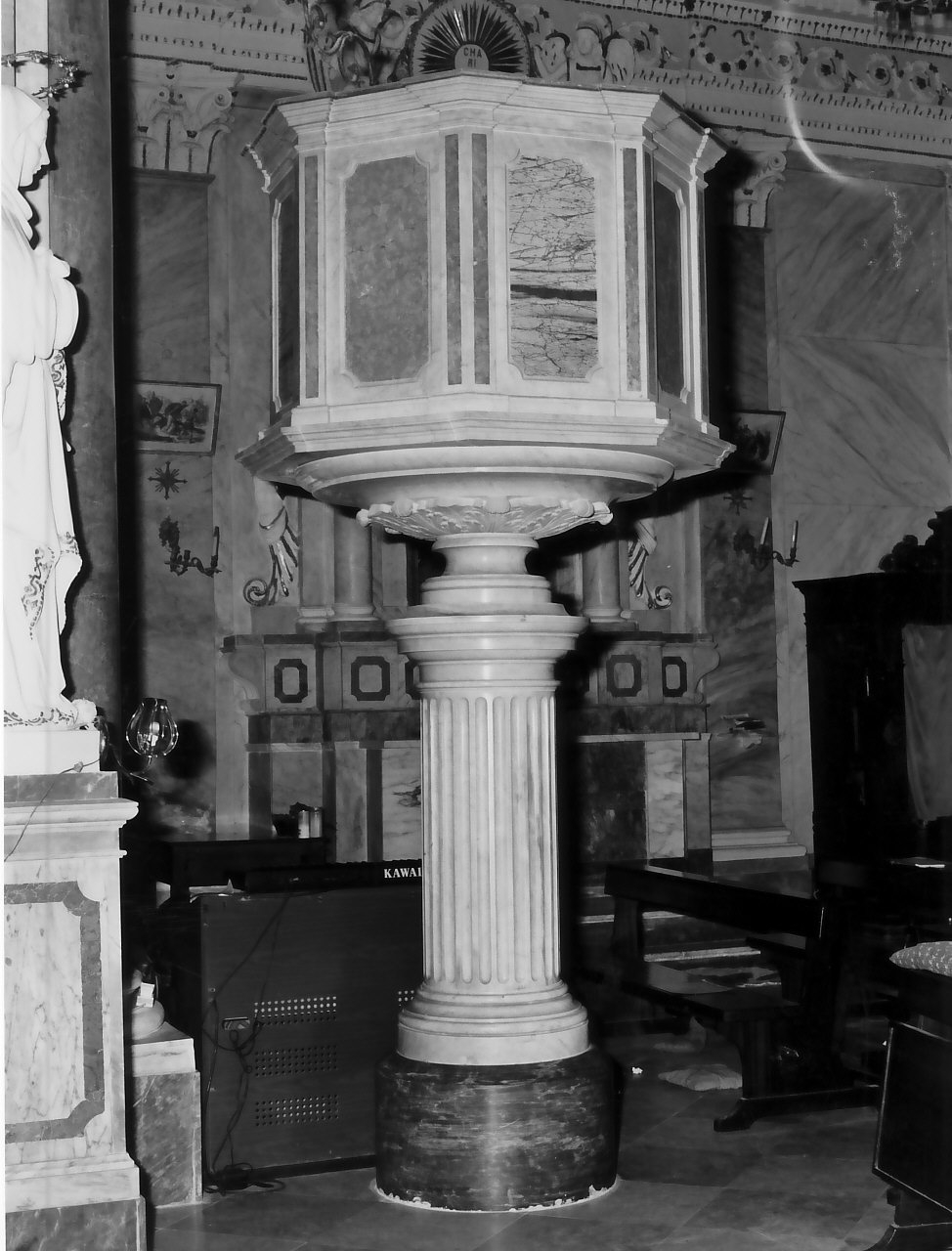 pulpito, opera isolata - bottega calabrese (sec. XIX)