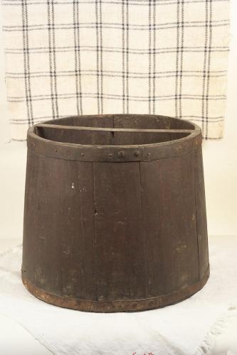 Misura per cereali da litri 35, mestieri - bottega del bottaio/bottega del fabbro (sec. XIX inizio)