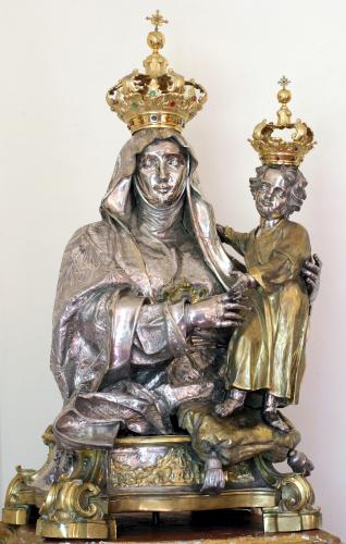 Madonna con Bambino (busto, opera isolata) - bottega napoletana (sec. XVIII)