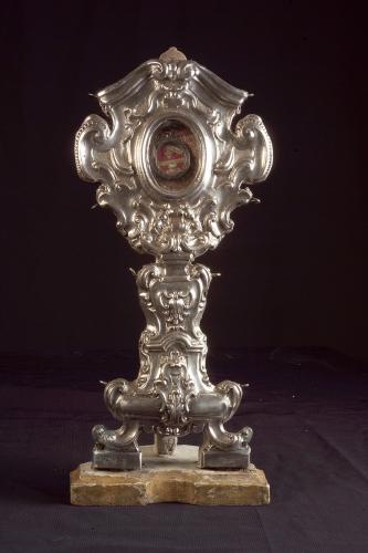 reliquiario, opera isolata - bottega napoletana (sec. XVIII)