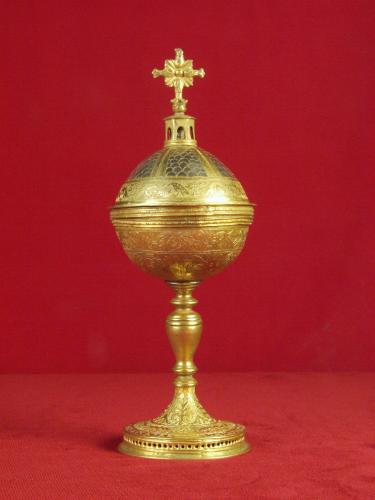 pisside, opera isolata - bottega calabrese (sec. XVI)