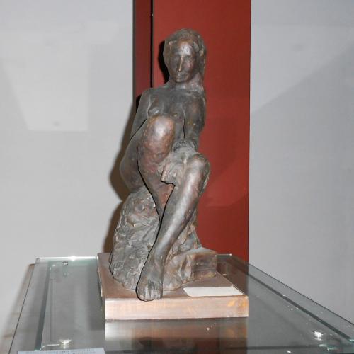 F. Blanc, ritratto di donna (statua, opera isolata) di Manzù Giacomo (XX)