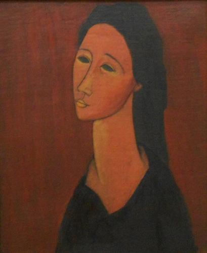 figura femminile (dipinto, opera isolata) di Modigliani Amedeo (XX)