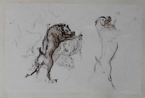 animali (disegno, opera isolata) di Conti Primo (XX)