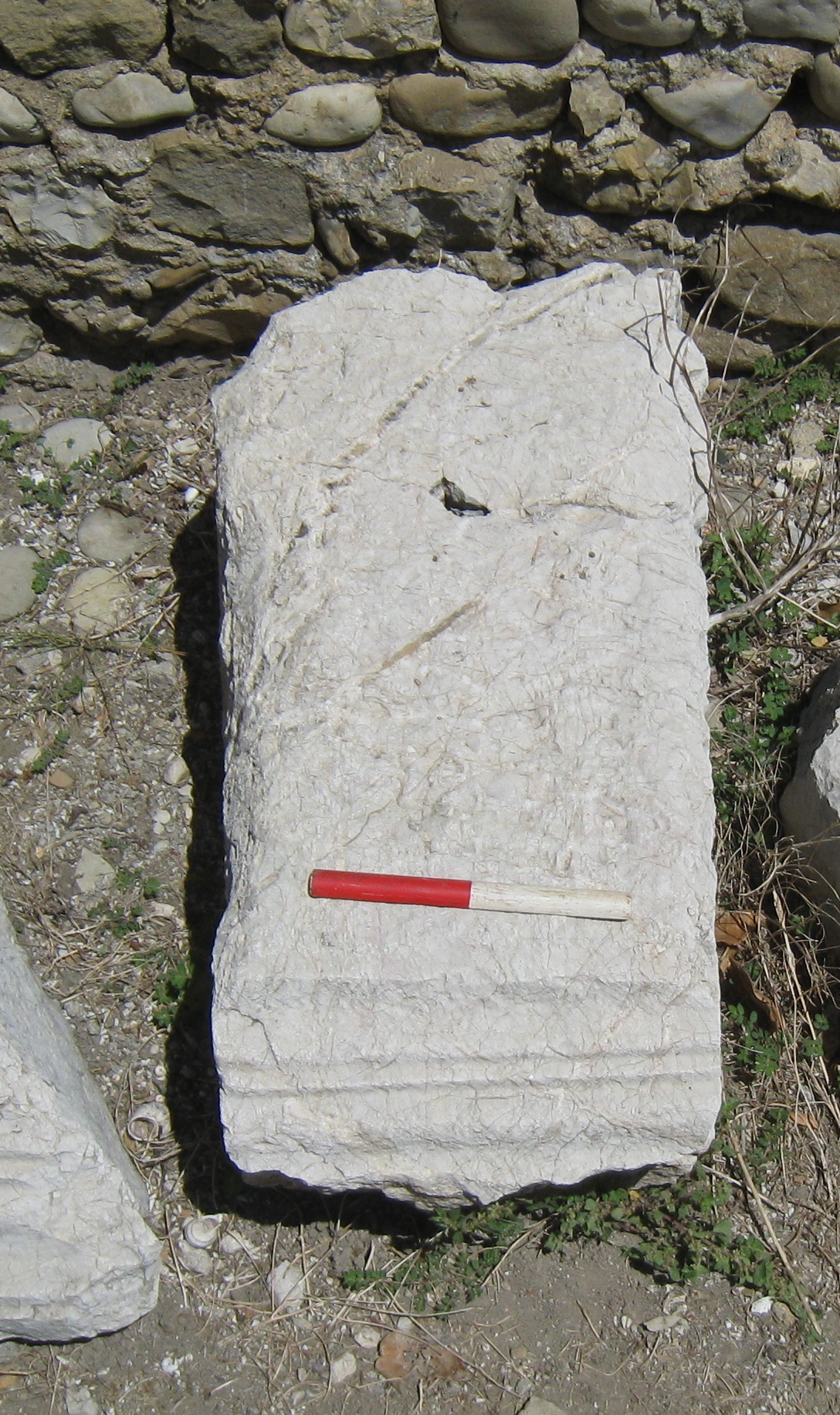 blocco, cornice (Eta' romana)