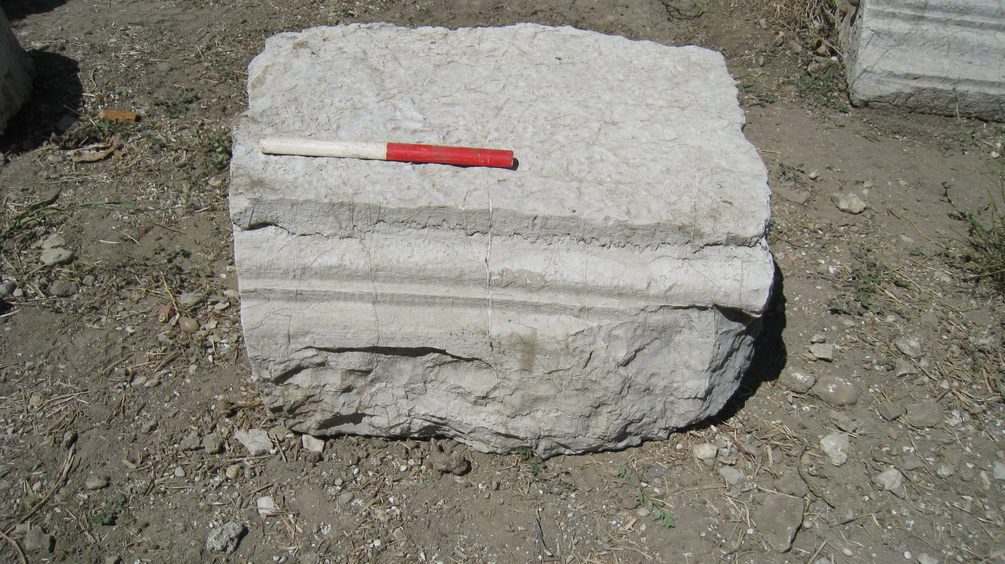 blocco, zoccolatura (Eta' romana)