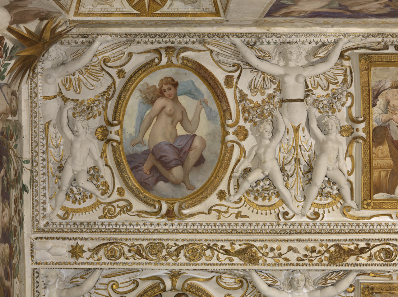 Ninfa del baleno (dipinto, elemento d'insieme) di Bazzichelli Marcantonio (attribuito) - ambito Italia centrale (ultimo quarto sec. XIX)