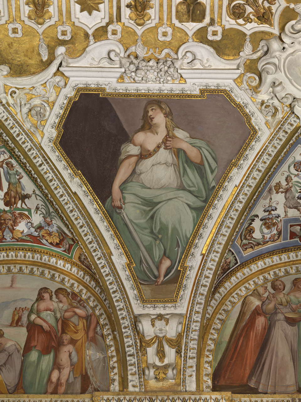 Speranza (dipinto murale, elemento d'insieme) di Cesari Giuseppe detto Cavalier d'Arpino (e aiuti) (sec. XVII)