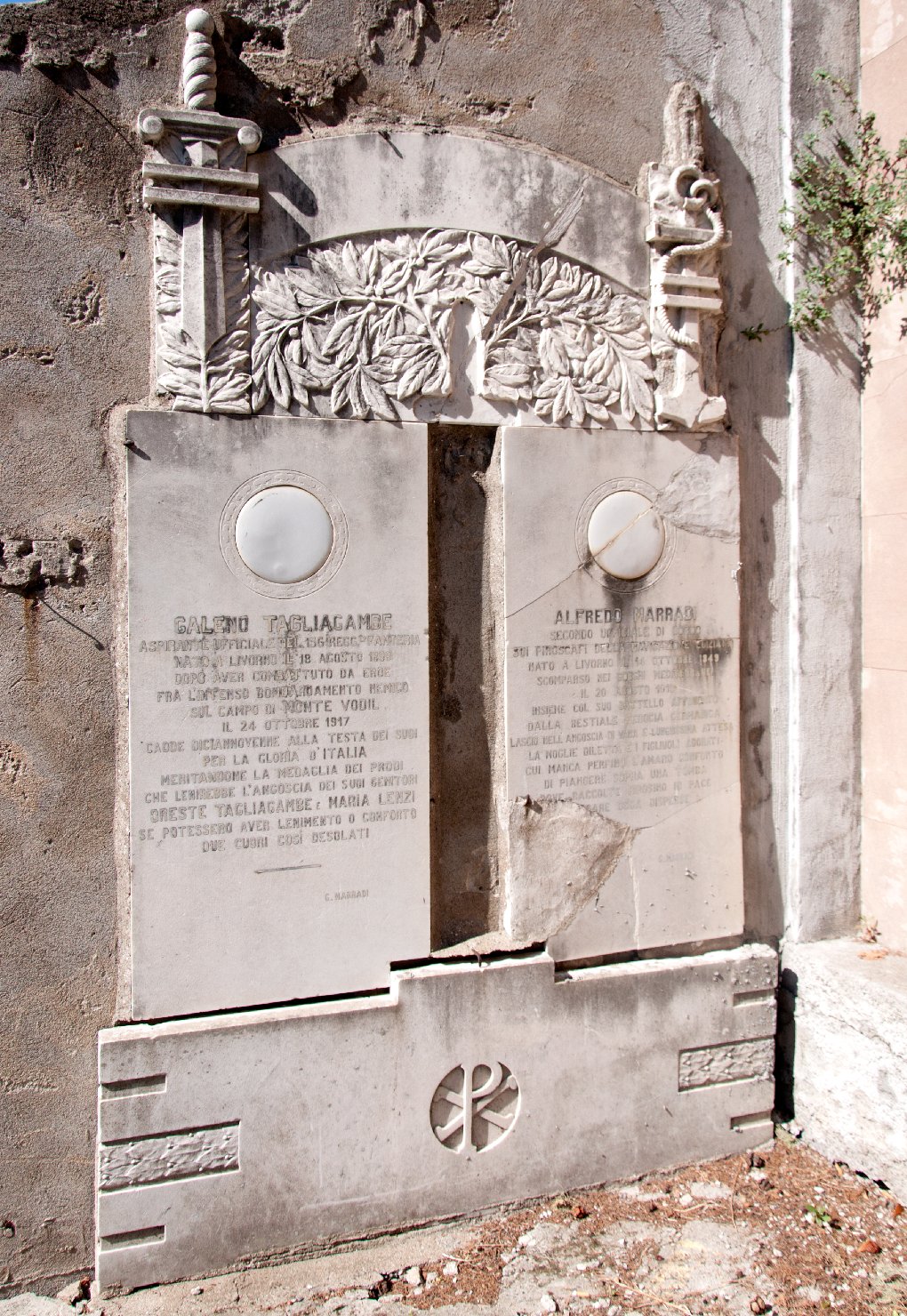 lapide commemorativa ai caduti - ambito toscano (sec. XX)