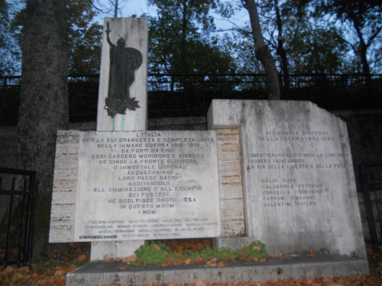 lapide commemorativa ai caduti (prima metà XX)