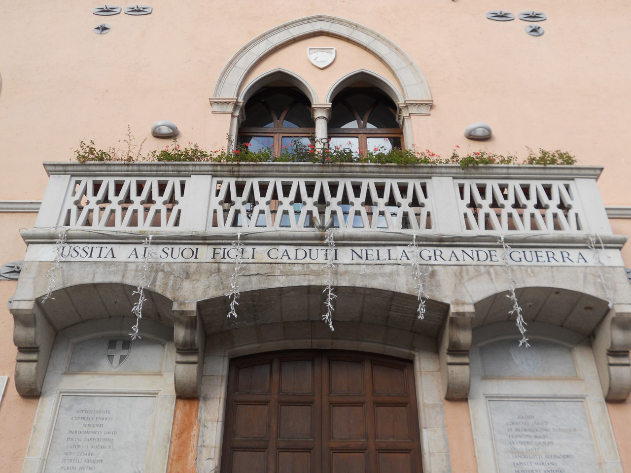 lapide commemorativa ai caduti (prima metà XX)
