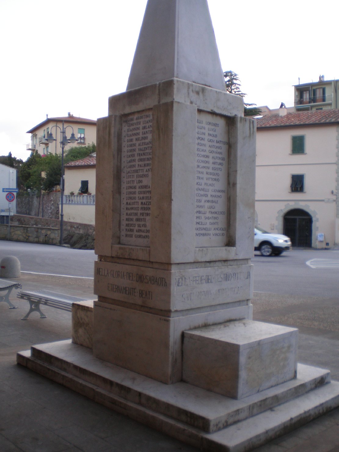 ASSENTE (monumento ai caduti - a colonna) di Fausto Natali (sec. XX)