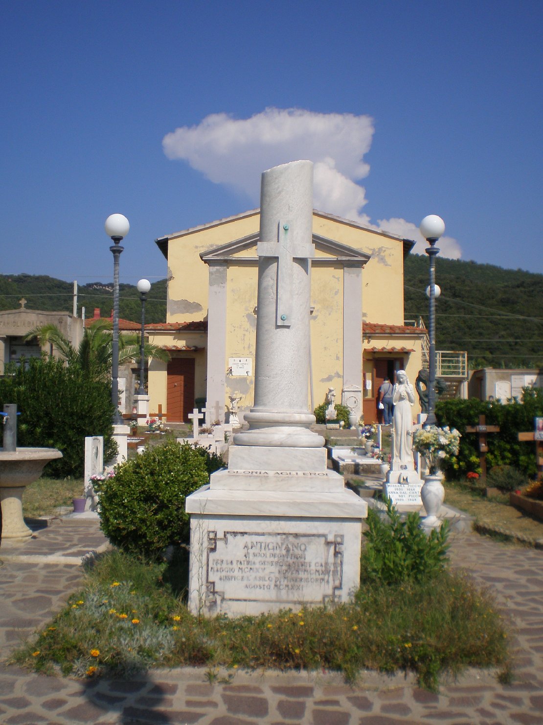 ASSENTE (monumento ai caduti - a colonna spezzata) - ambito italiano (sec. XX)
