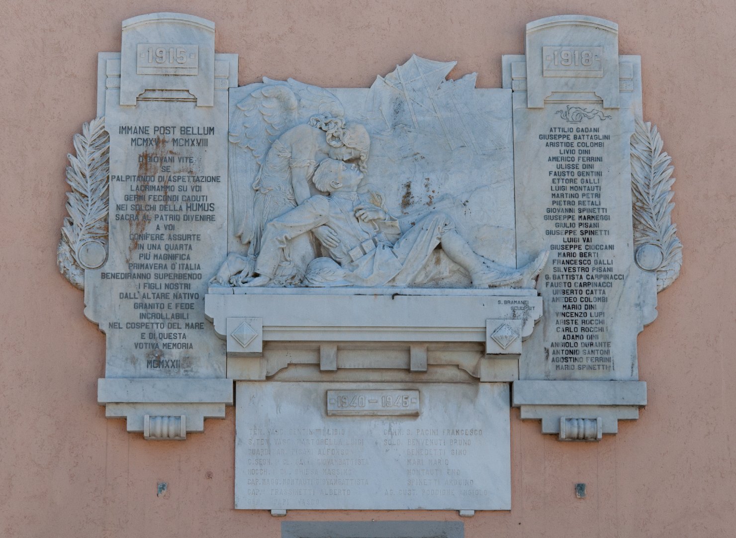 lapide commemorativa ai caduti di Bramanti S (sec. XX)