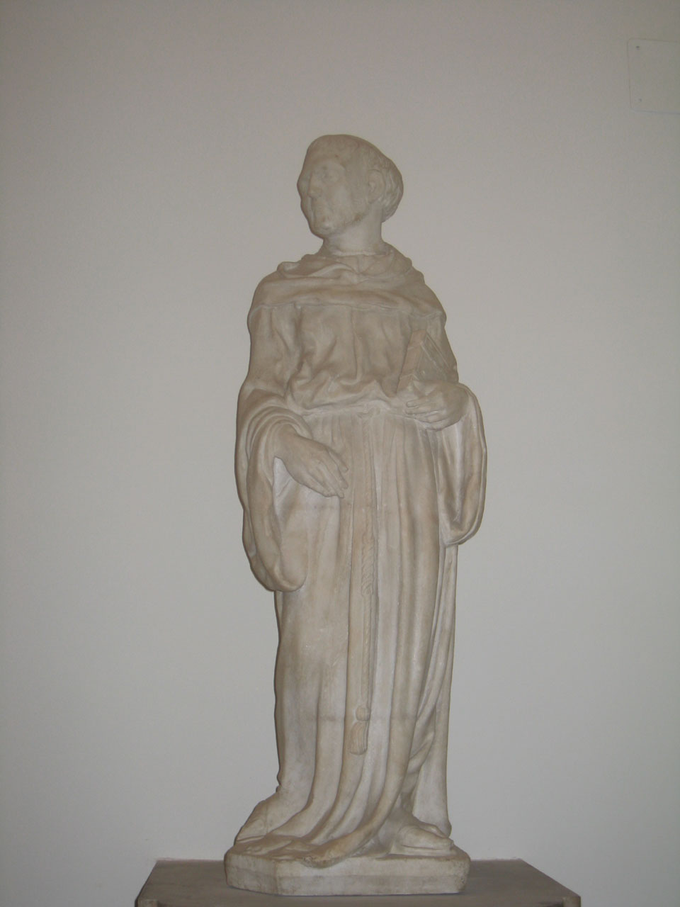 Santo francescano (scultura) di Della Quaercia Jacopo (cerchia) (sec. XV) 