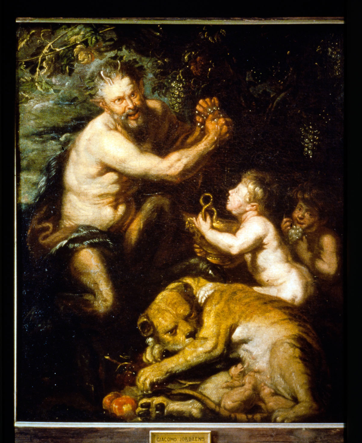 Educazione di Bacco (dipinto, opera isolata) di Rubens Pieter Paul (maniera) (prima metà sec. XVII)