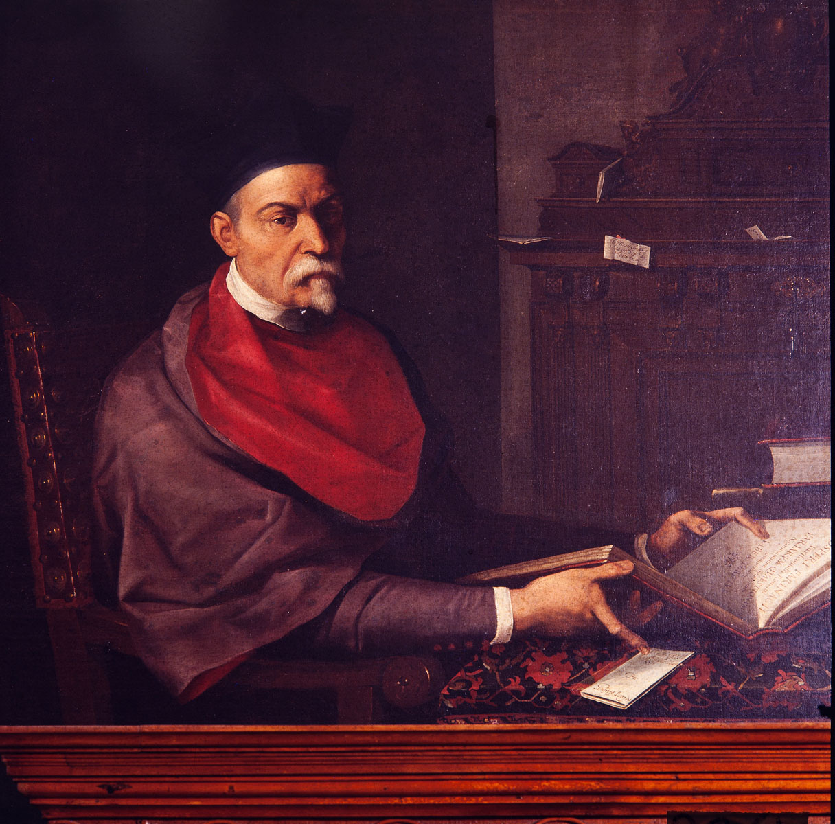 Il giurista Prospero Fontana (dipinto, opera isolata) di Cesari Giuseppe detto Cavalier d'Arpino (attribuito) (inizio sec. XVII)